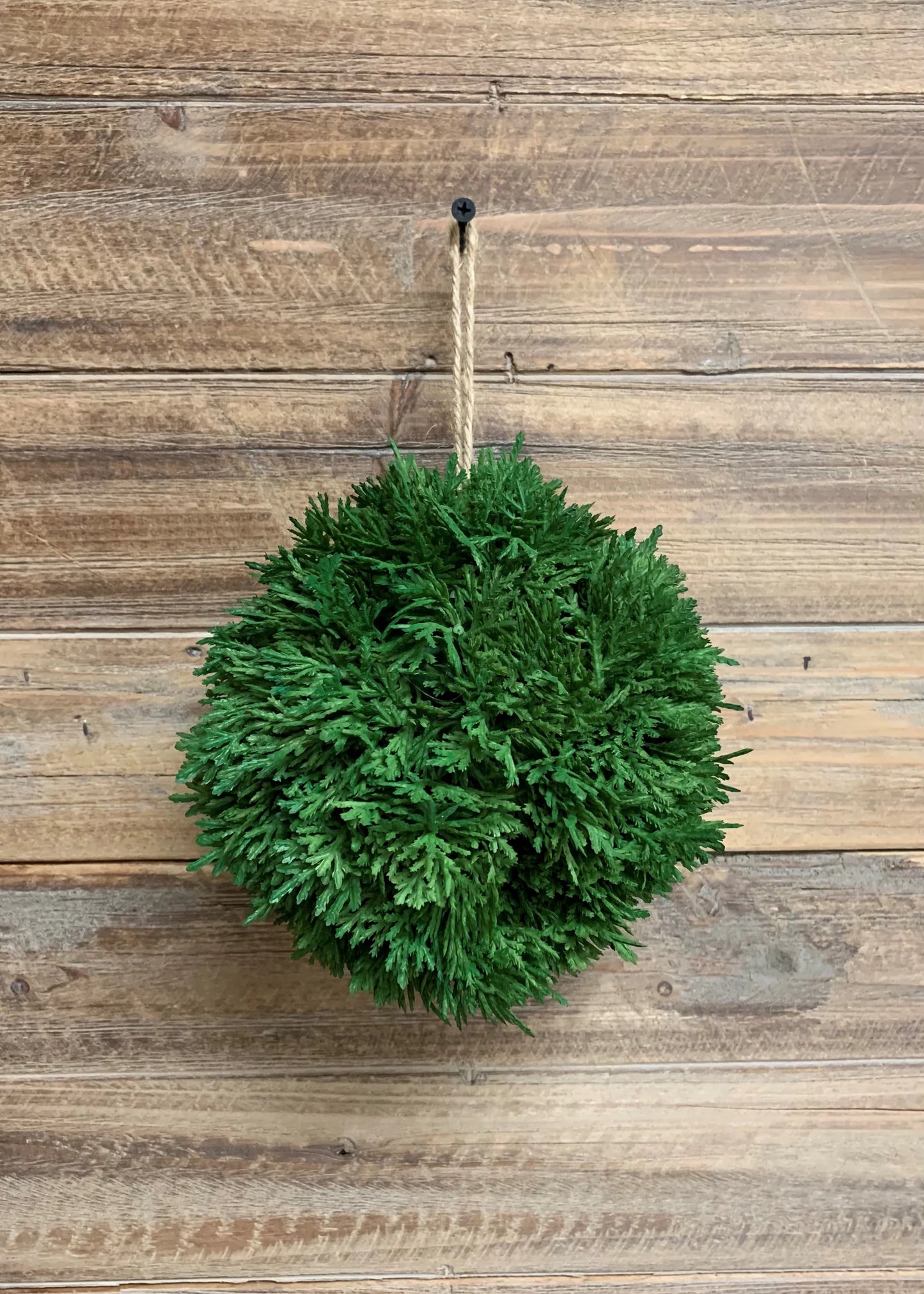 7" Fresh Touch Cedar Kissing Ball