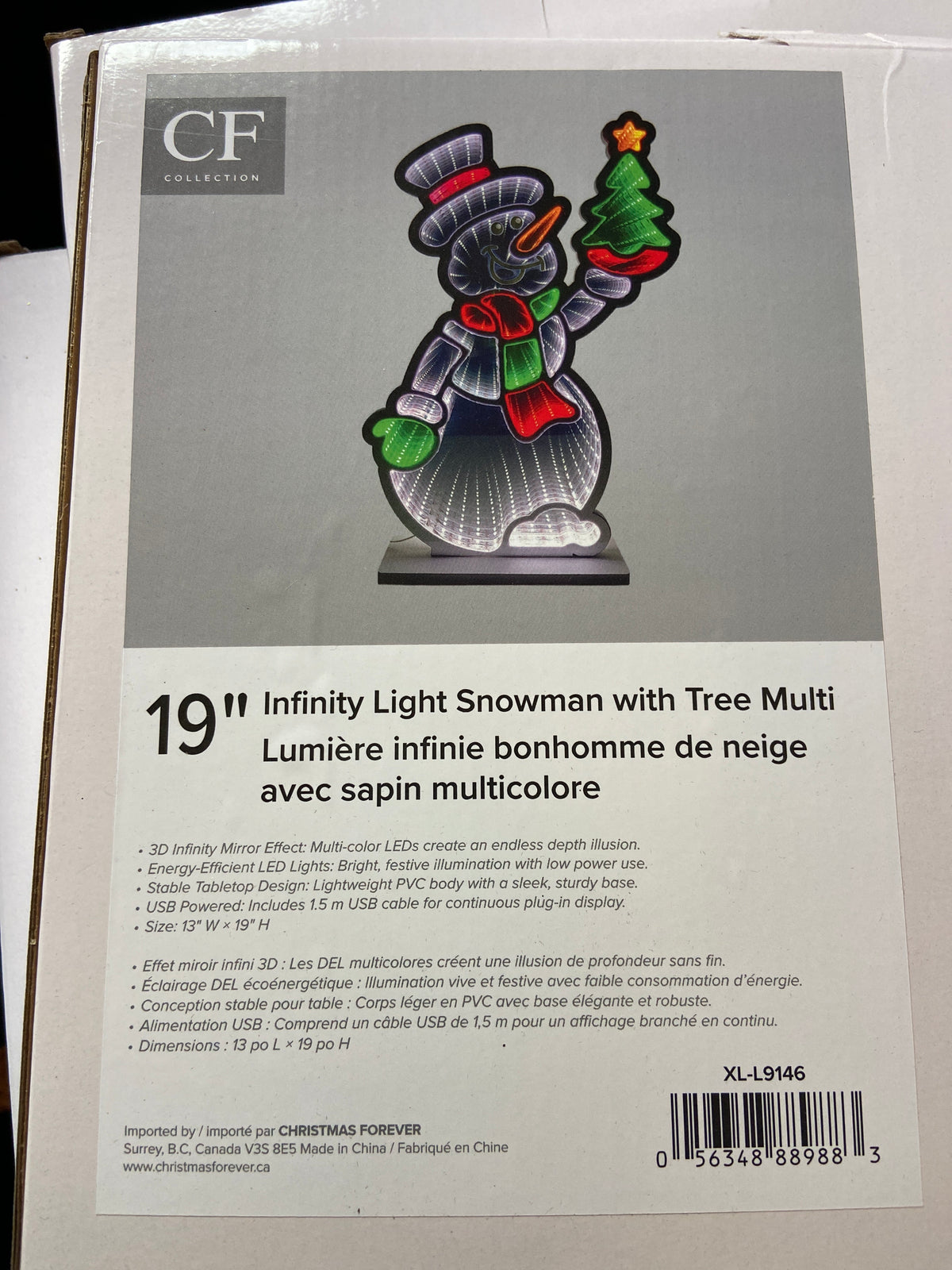 Snowman Infinity Light