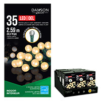 35 Glass Pearl Finish LED Lights