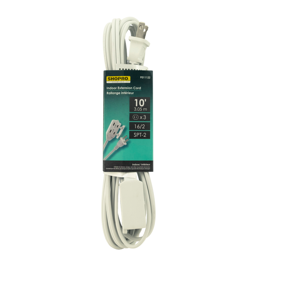10FT Interior Extension Cord