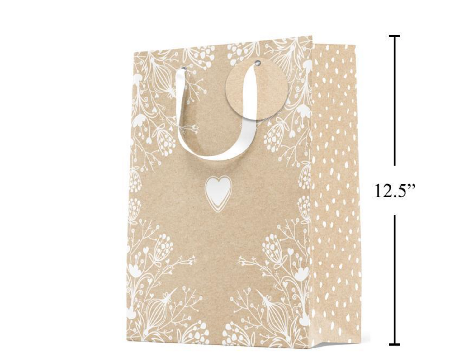 Large Lace Heart Bag