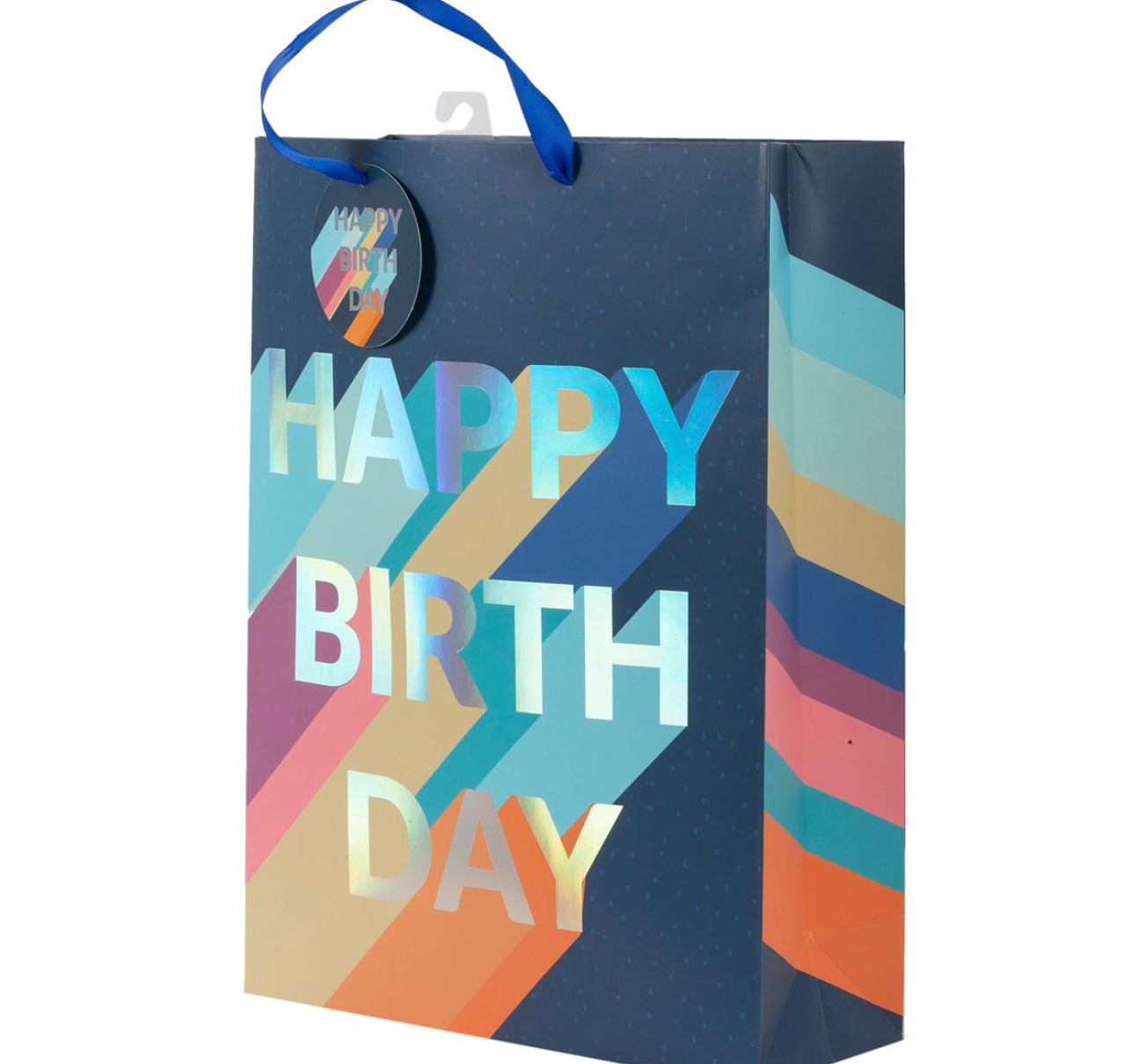 Jumbo Navy Birthday Bag
