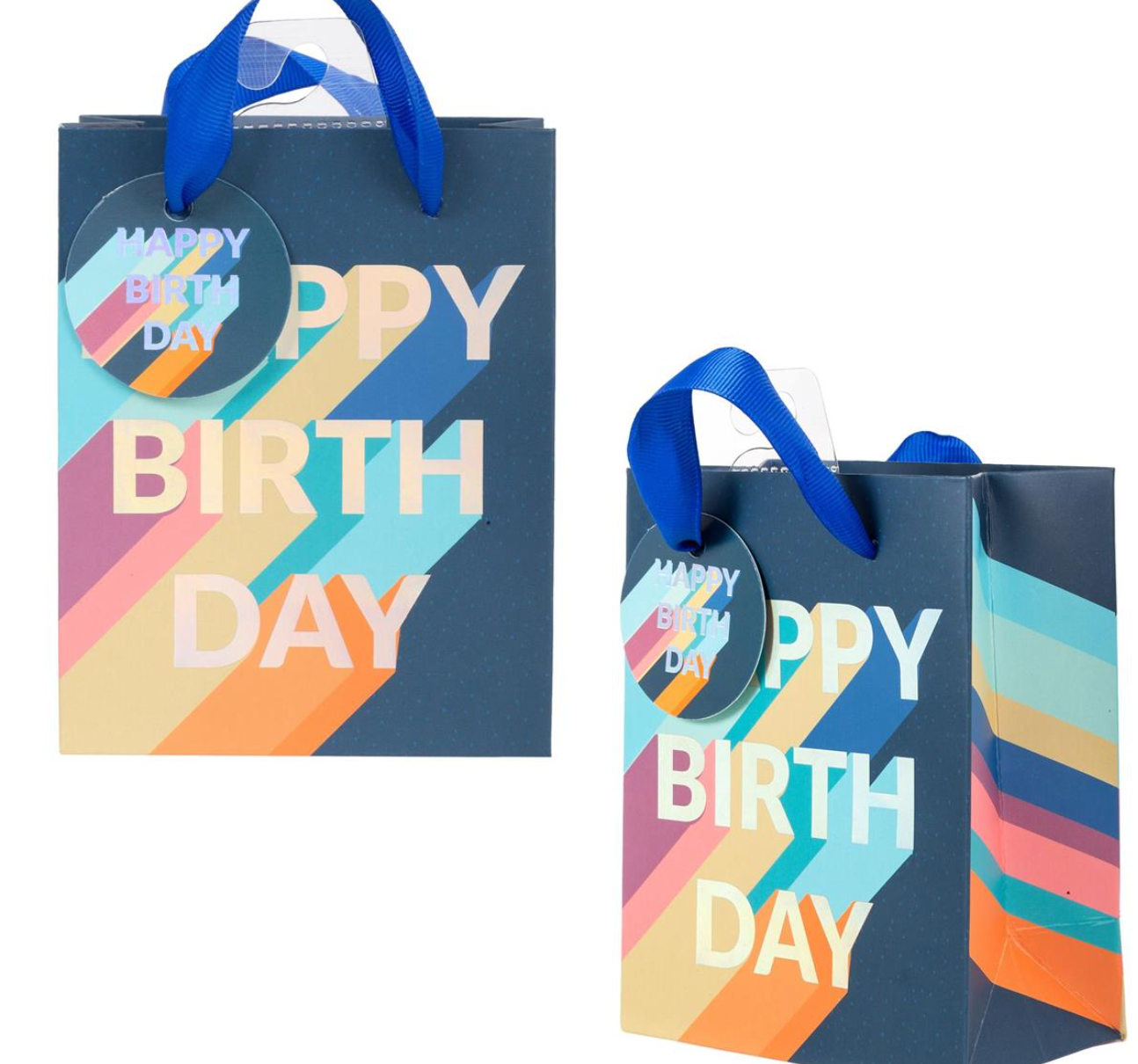 Small Navy Birthday Bag