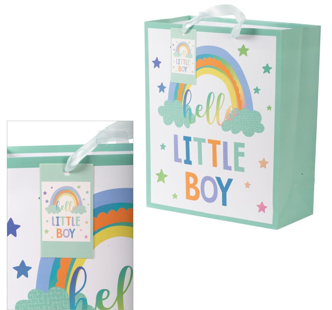 Large Hello Little Boy Bag