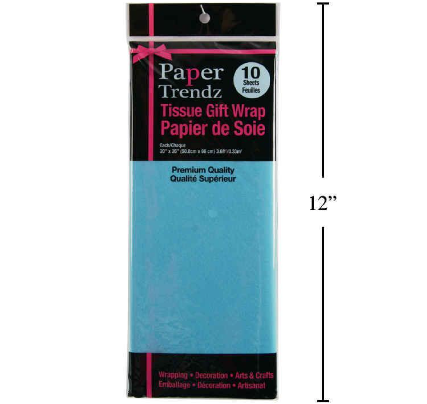 10 PC Tissue Paper - Multiple Colours
