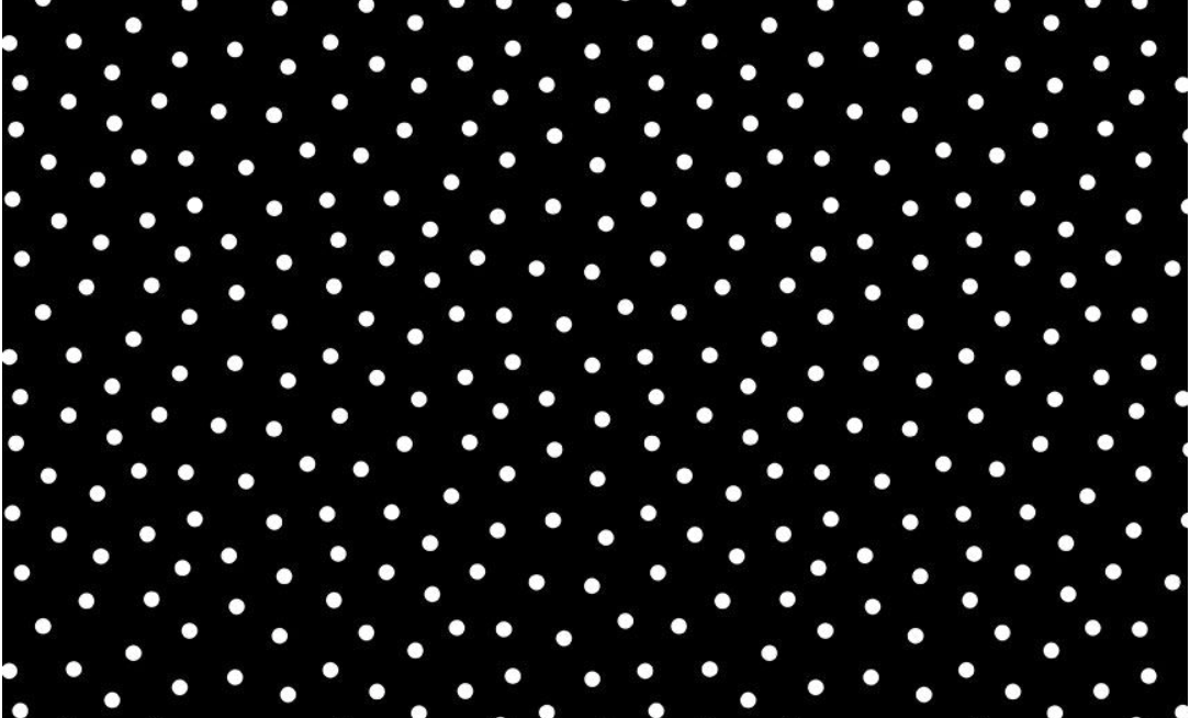 Black W/ White Polka Dot