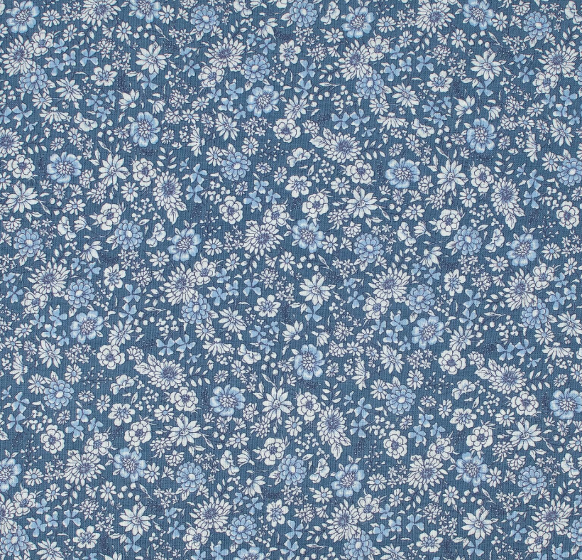 Shades Of Blue Floral