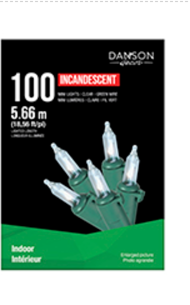 100 Mini Incandescent Lights (Indoor)