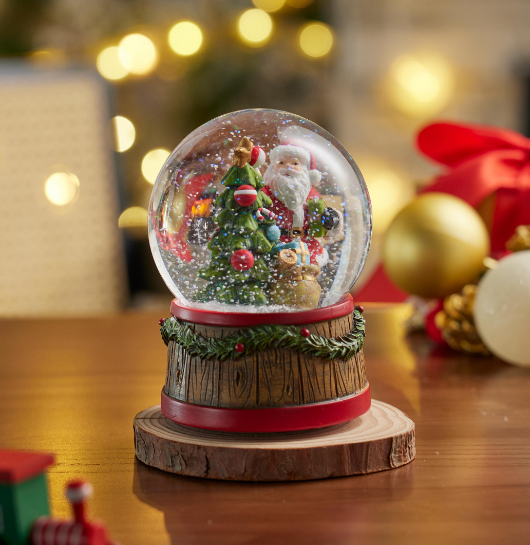 Santa Snow Globe