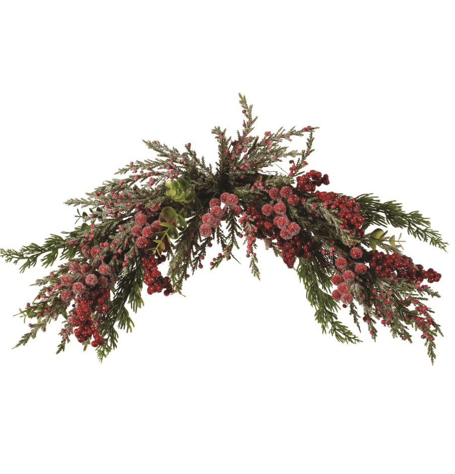 Door Swag W/Red Berries