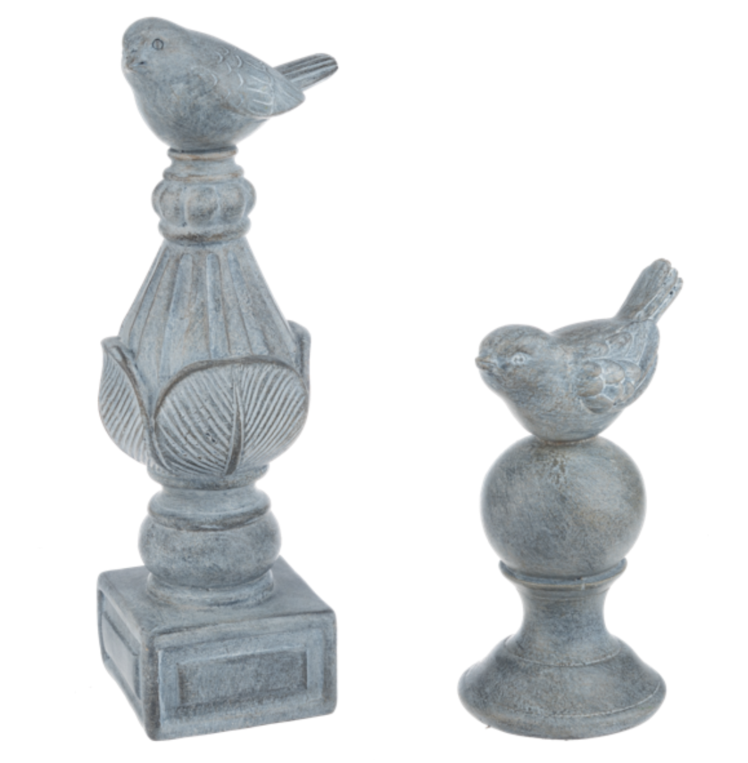 Powder Blue Pedestal Bird ASST