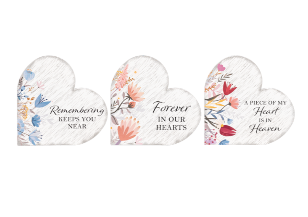 Floral Memorial Heart