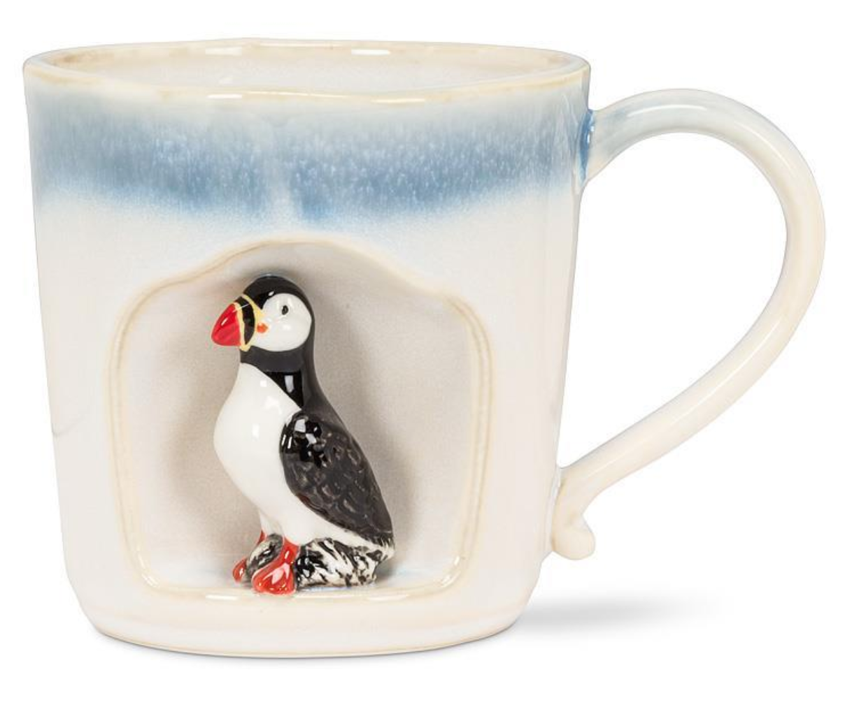 Ombre Taper Puffin Mug