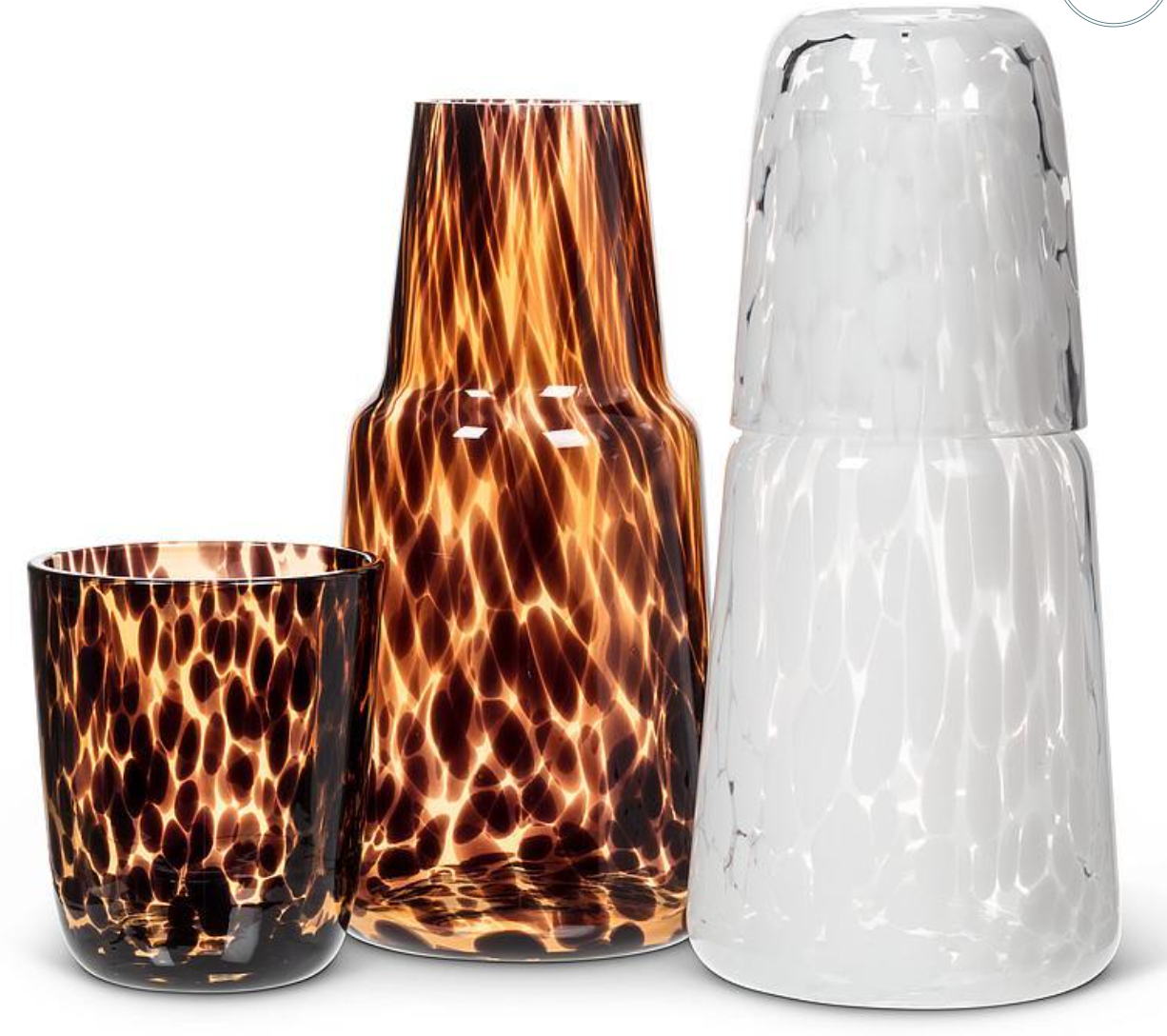Fused Dots Bedside Carafe & Cup