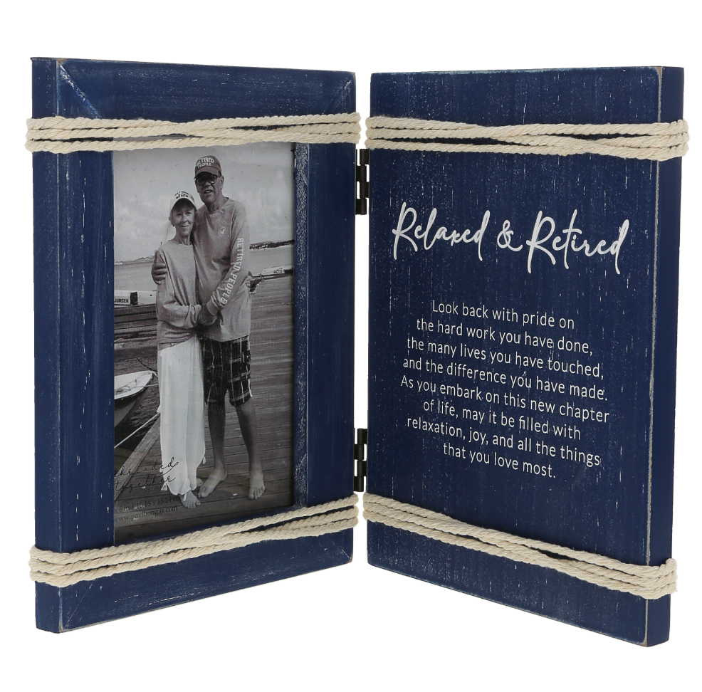 Relaxed & Retired Hinged Photo Frame 4X6