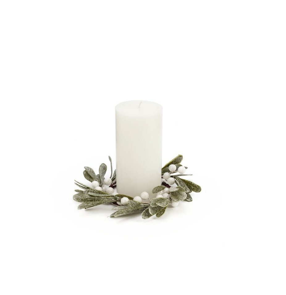 Berry & Leaf Candle Ring