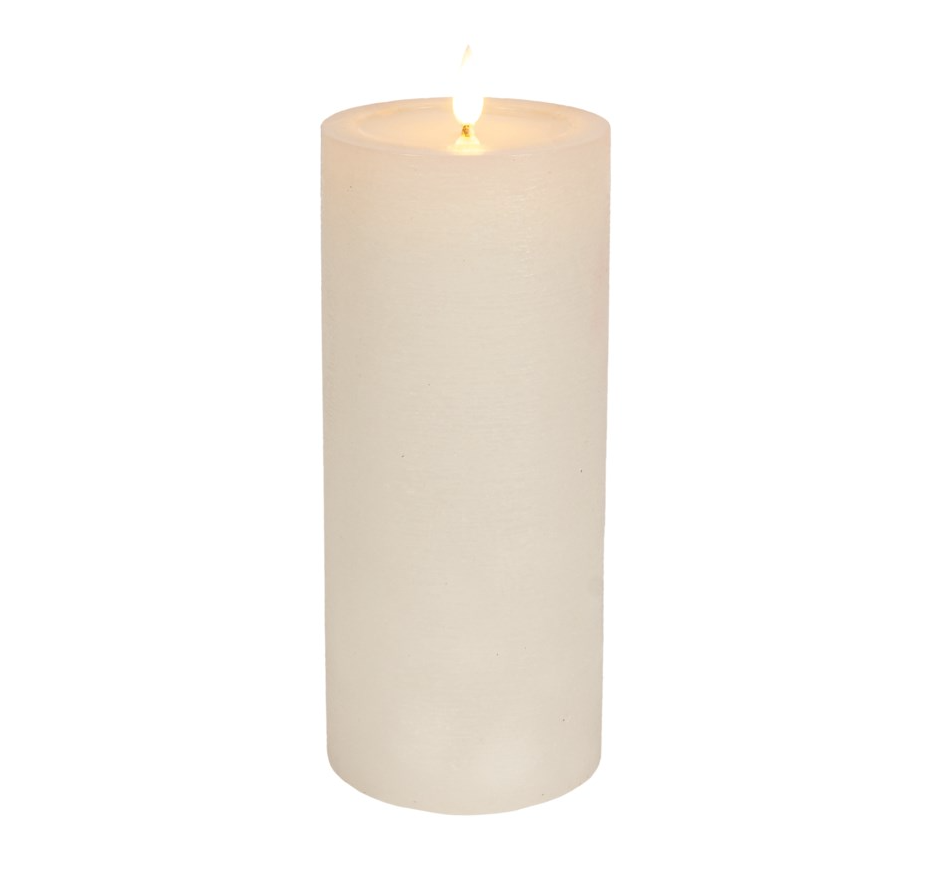 LED Pillar Candle 4"D
