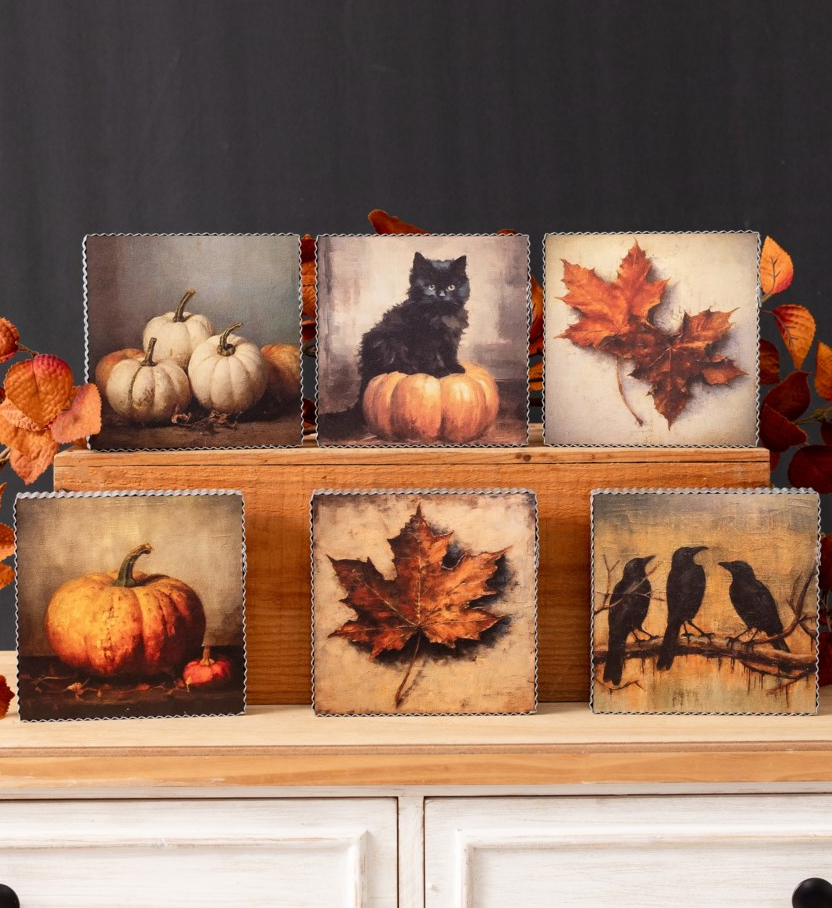 Vintage Fall Shelf Sitter