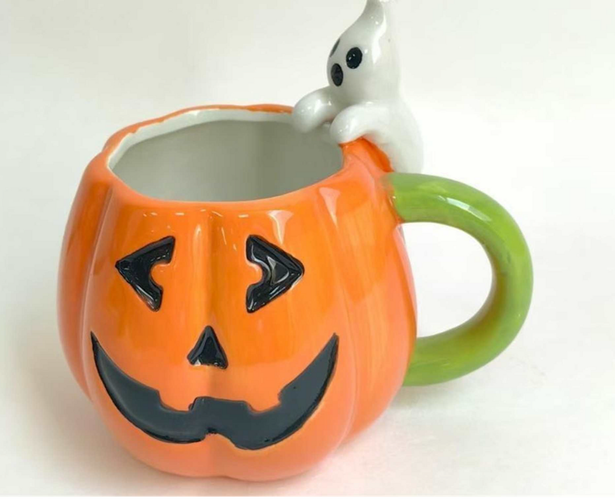 Jack O Lantern W/ Ghost Mug