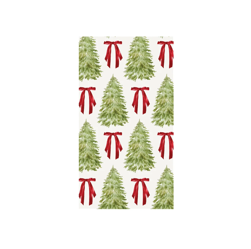 Tree W/Bows Napkin