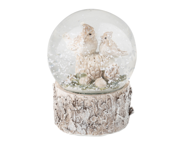 Bird Couple Snow Globe