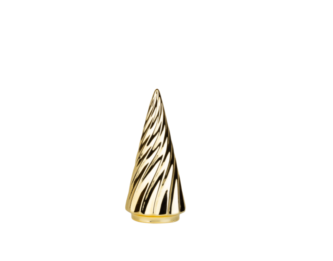 Ceramic Swirl Gold Tree