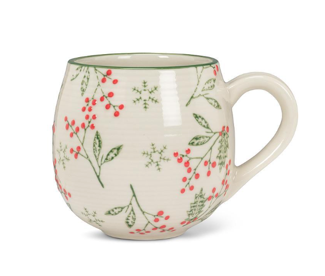All Over Holly Ball Mug