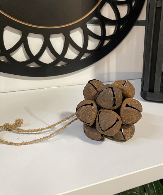 Brown Metal Bell Ornament