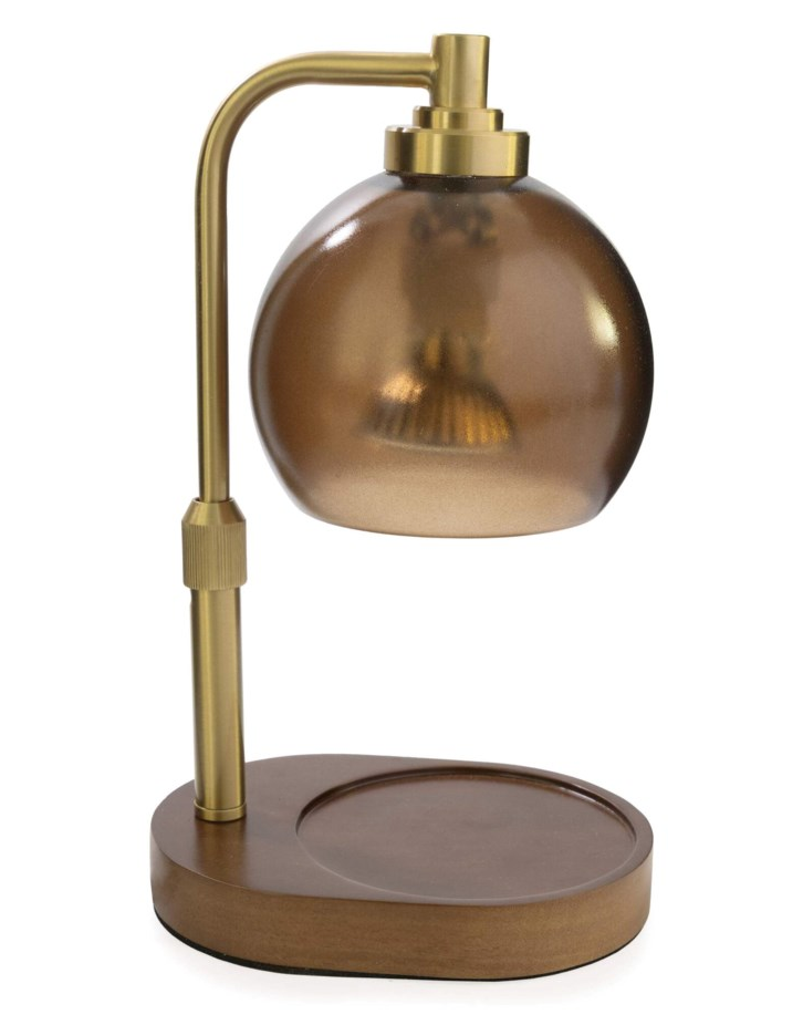 Amber Sphere Candle Warmer Lamp
