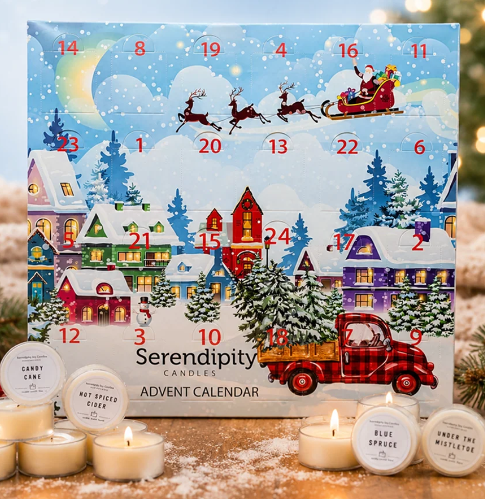 Christmas Candle Advent Calendar