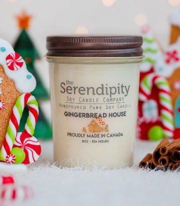 Serendipity 8OZ Mason Jar Holiday Candle