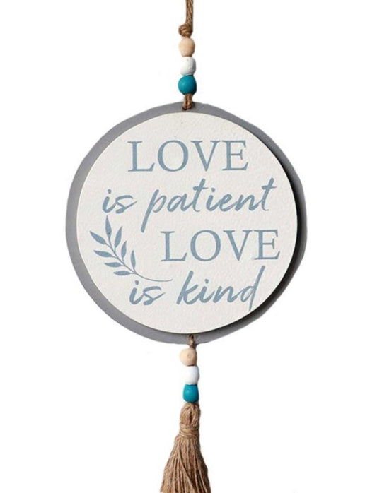 “Love Is” Hanging Sign