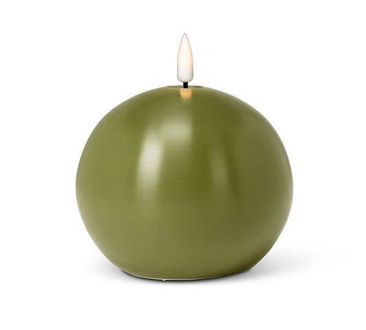 Green Ball LED Candle