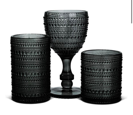Pebble Finish Glassware