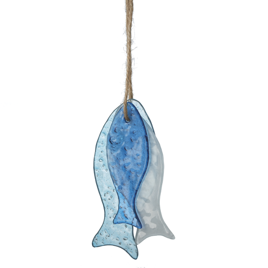 Glass Fish On Jute