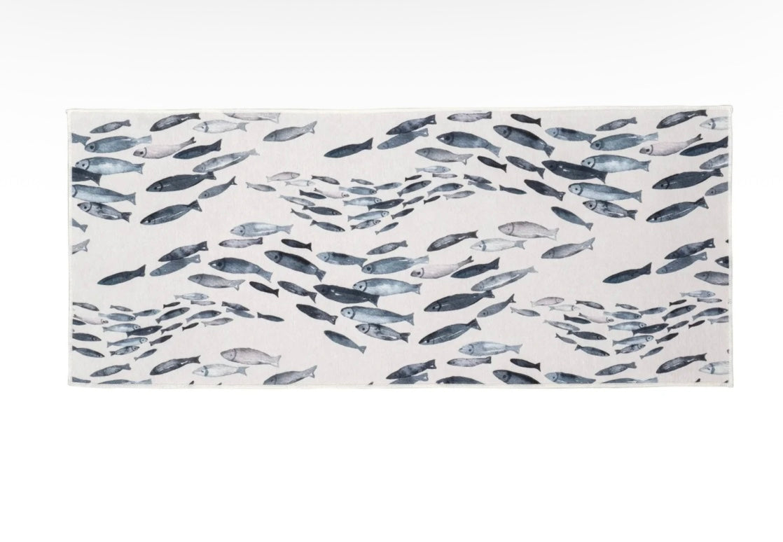 Fishes Washable Rug