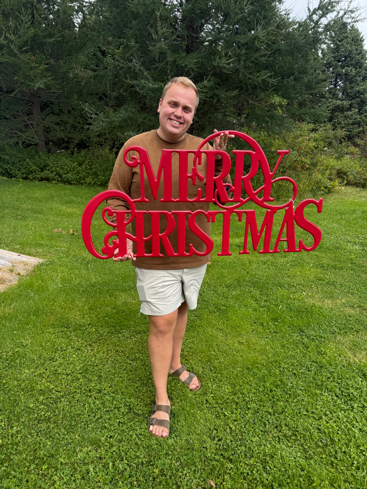 Oversized Merry Christmas Wall Decor