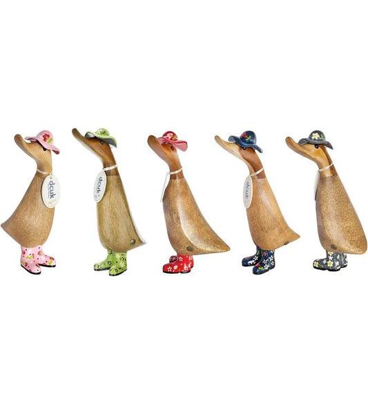 DCUK Floral Hat & Boots Duckling