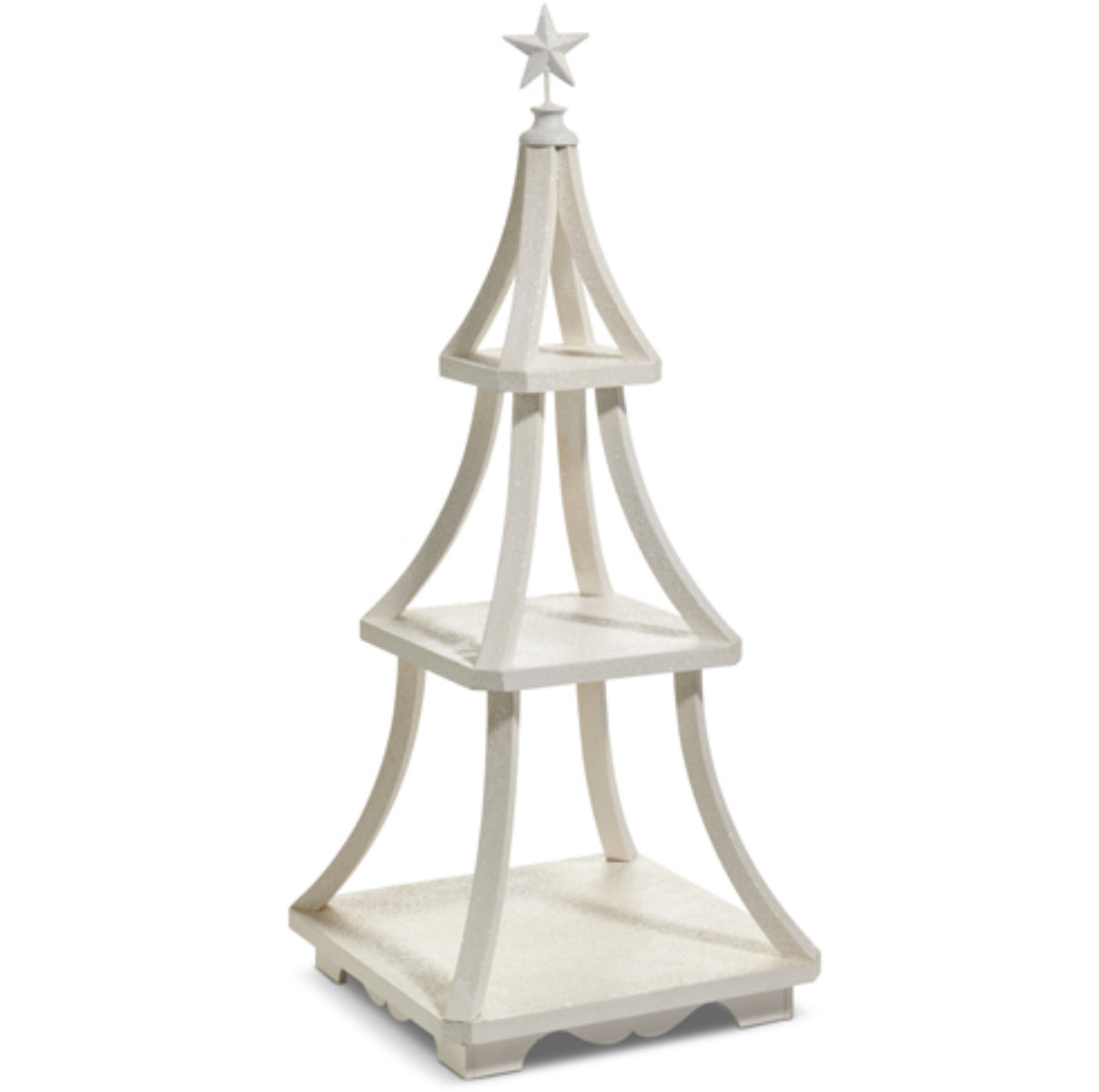 3 Tier White Tree Tray
