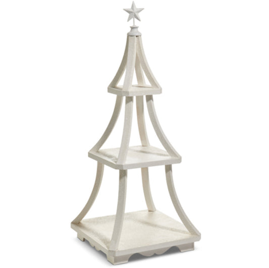 3 Tier White Tree Tray