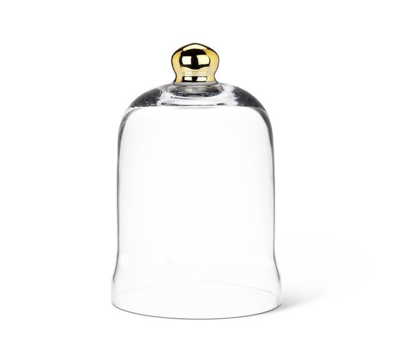 Cloche W/Gold Handle