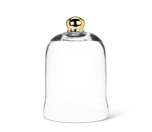 Cloche W/Gold Handle