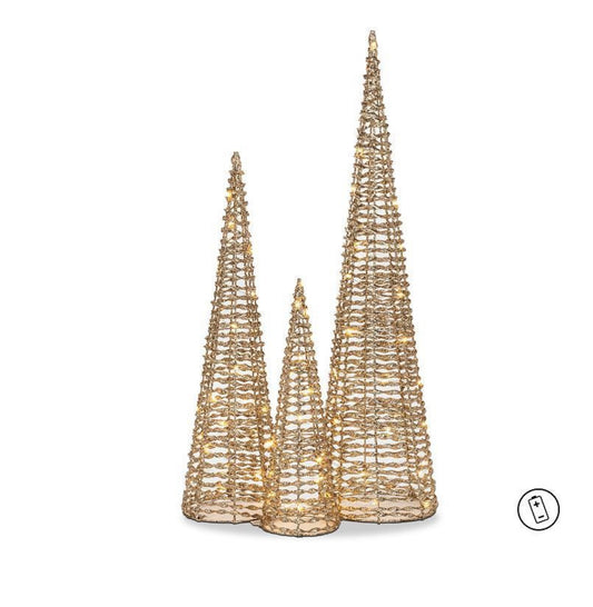 Ribbon LED Cone Tree