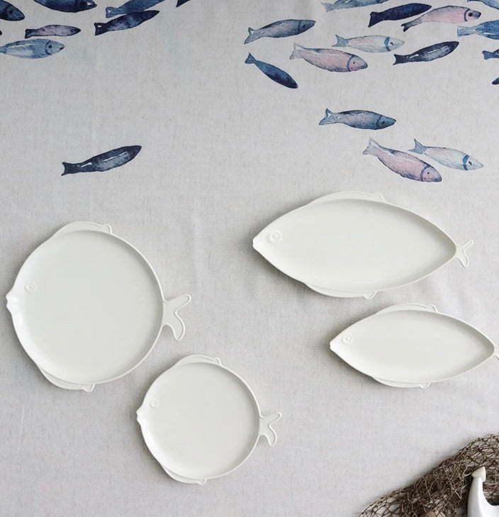 Fish Serving Plate Set/2