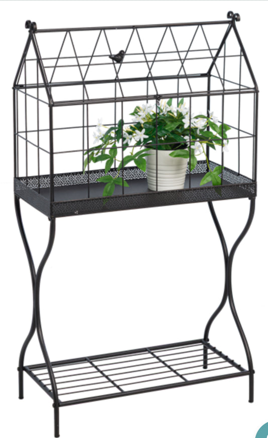 Black Bird Cage On Stand