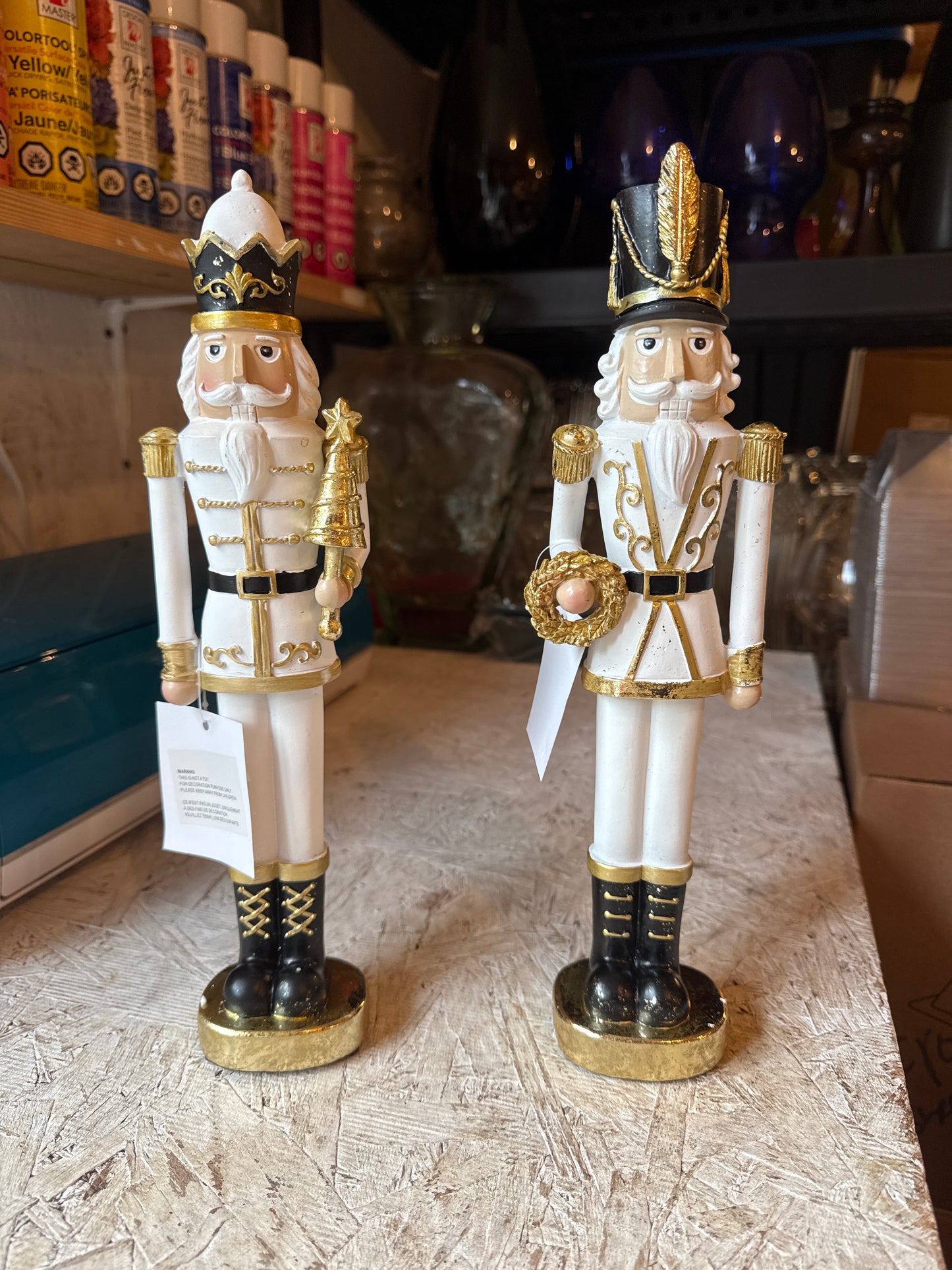 Black/White/Gold Nutcracker ASST