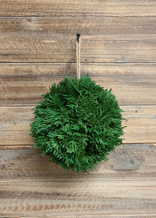 7" Fresh Touch Cedar Kissing Ball