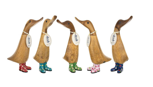 DCUK Floral Boots Ducklings