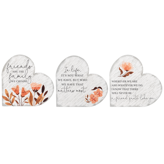 Floral Friendship Heart ASST