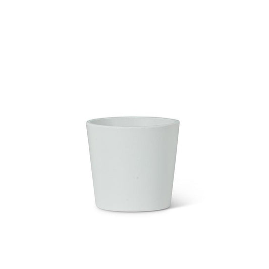 Mini White Taper Planter 2.5"H